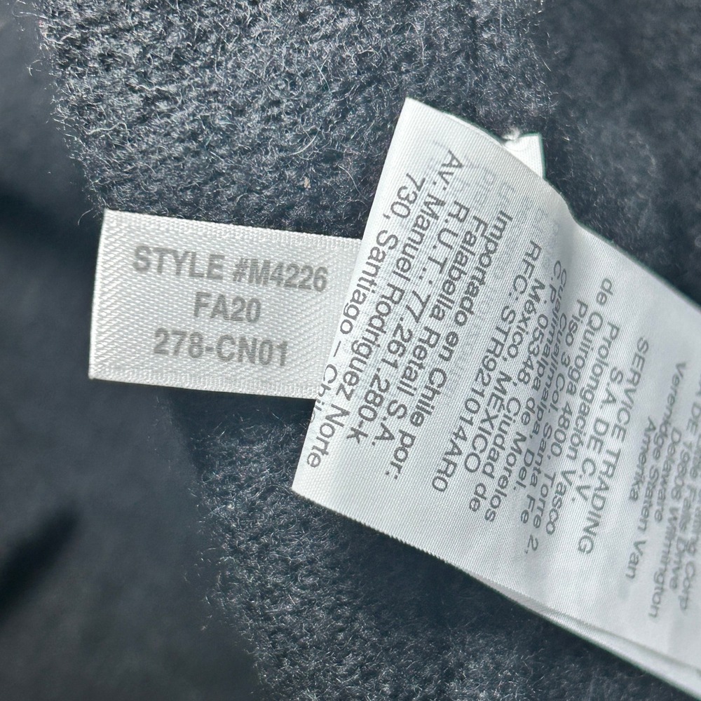 Madewell‎ Cozy Walker Cardigan Black Alpaca Wool with Pockets Size Small - Picture 7 of 8